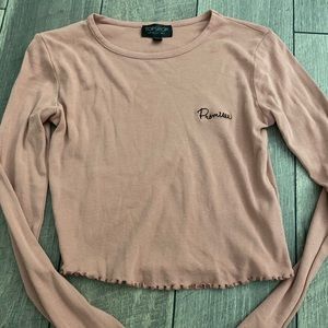 top shop lettuce edge crop top